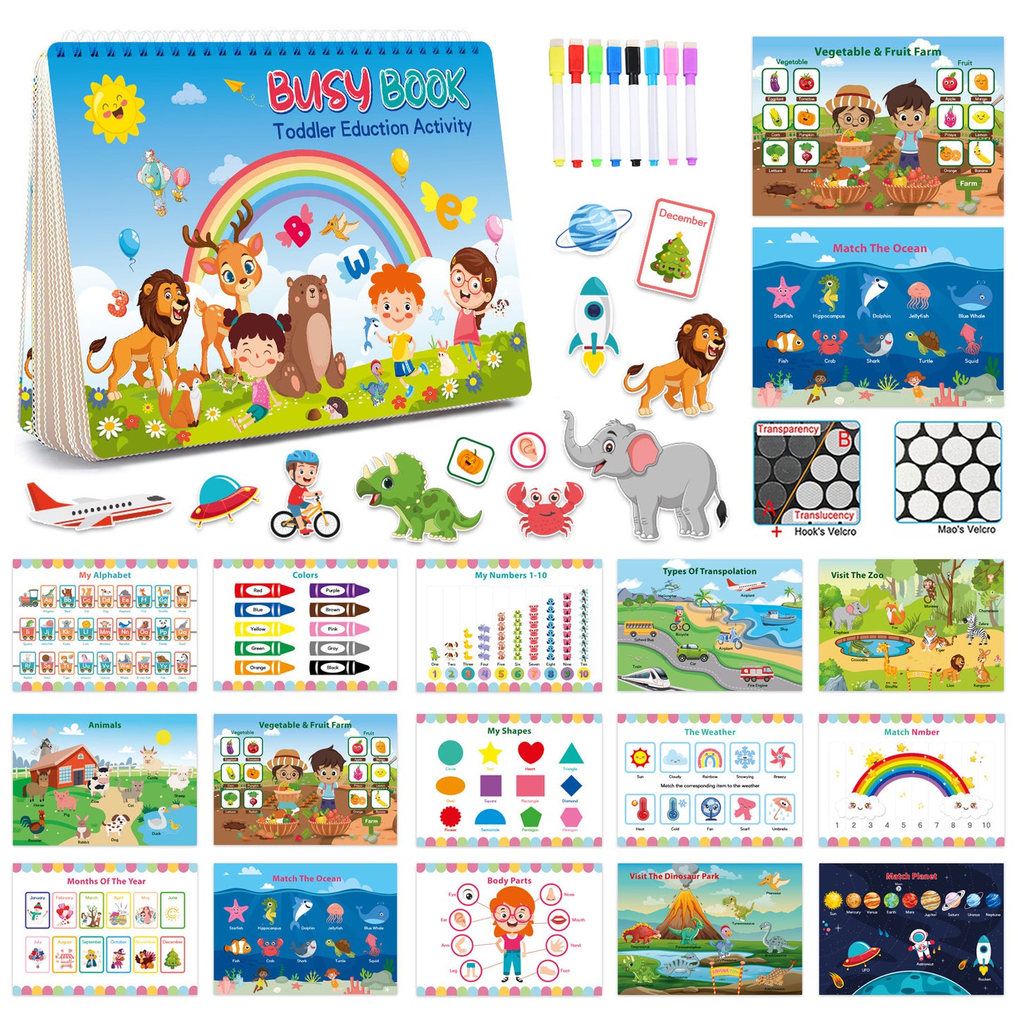 Learning Busy Book
